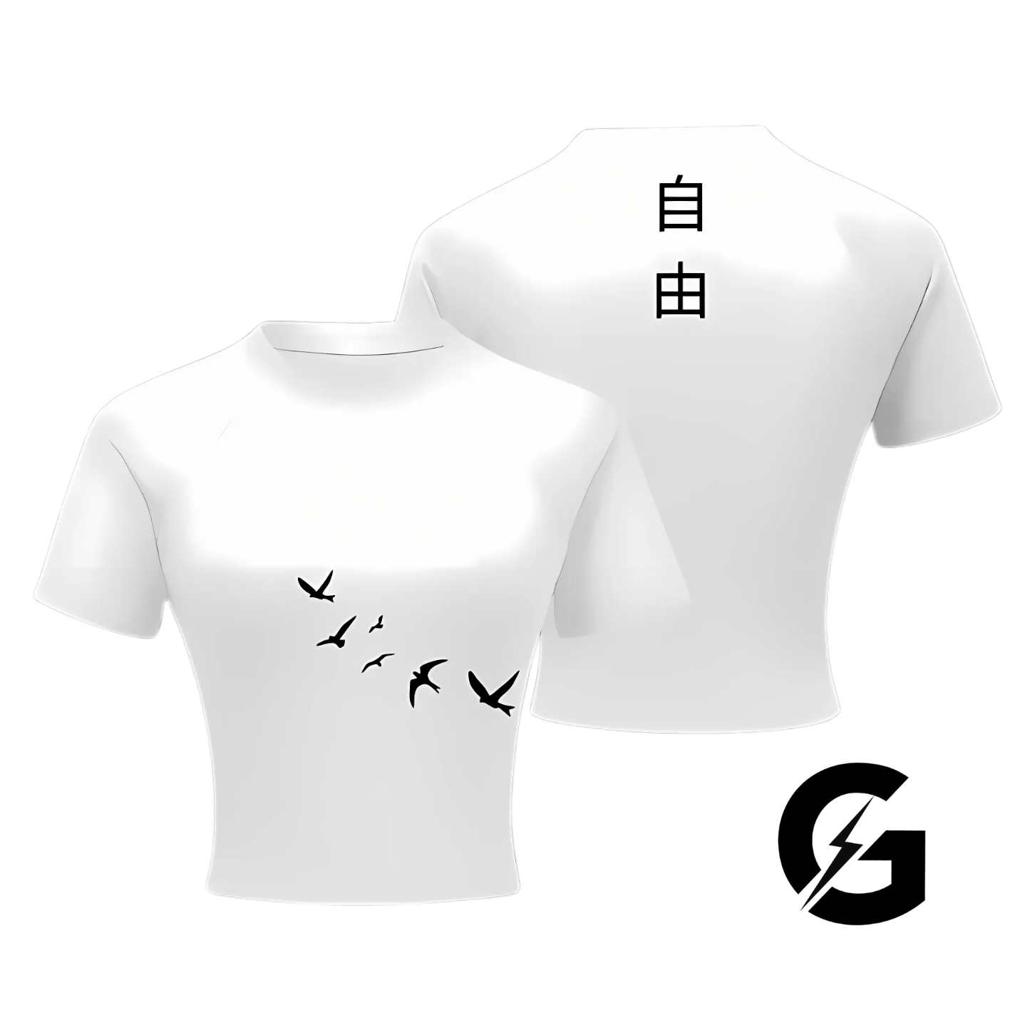 Eren Crop Compression T Shirt