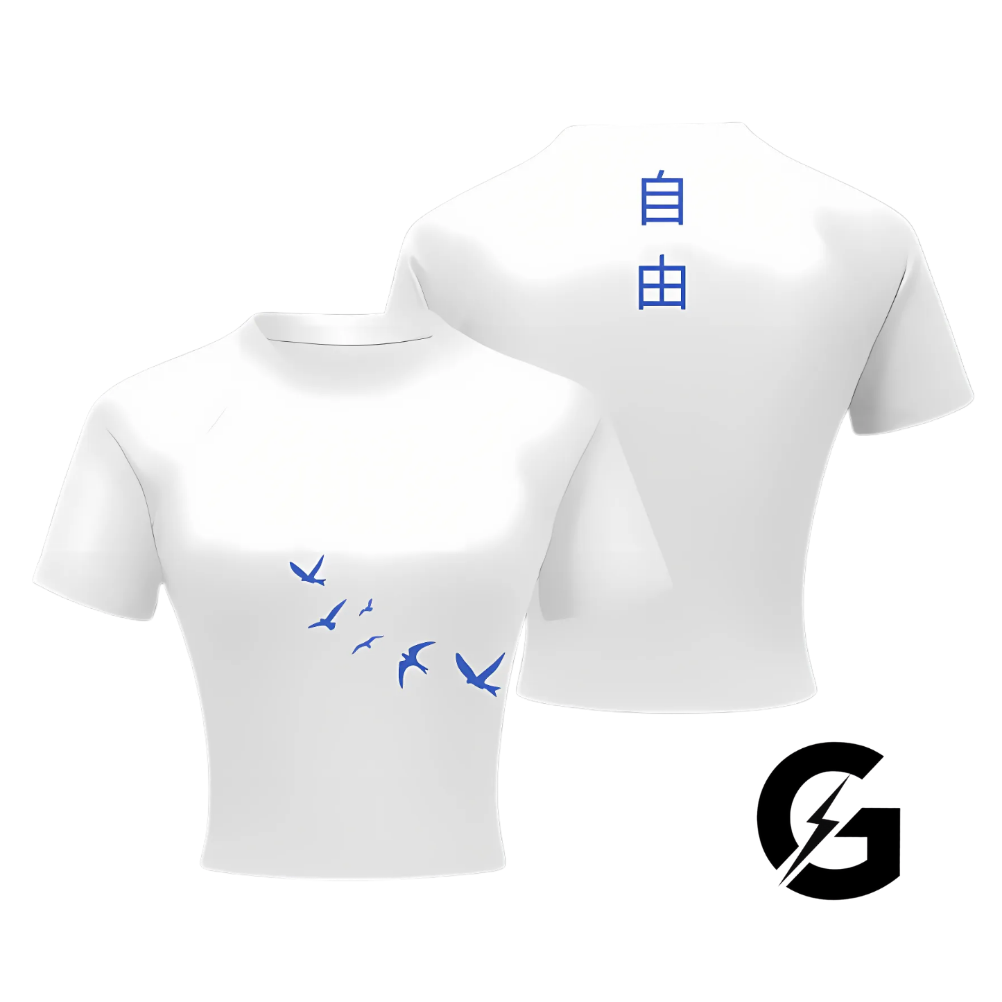 Eren Crop Compression T Shirt