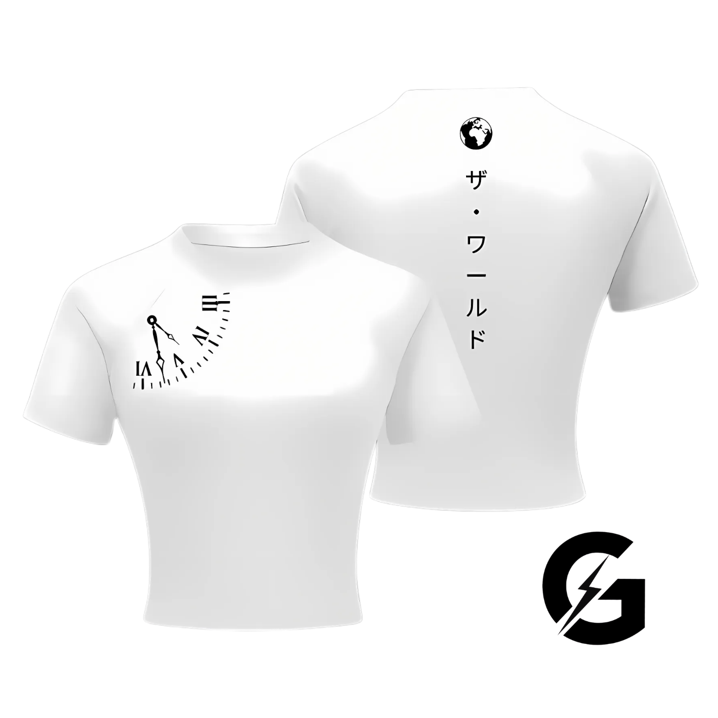 Dio Crop Compression T Shirt