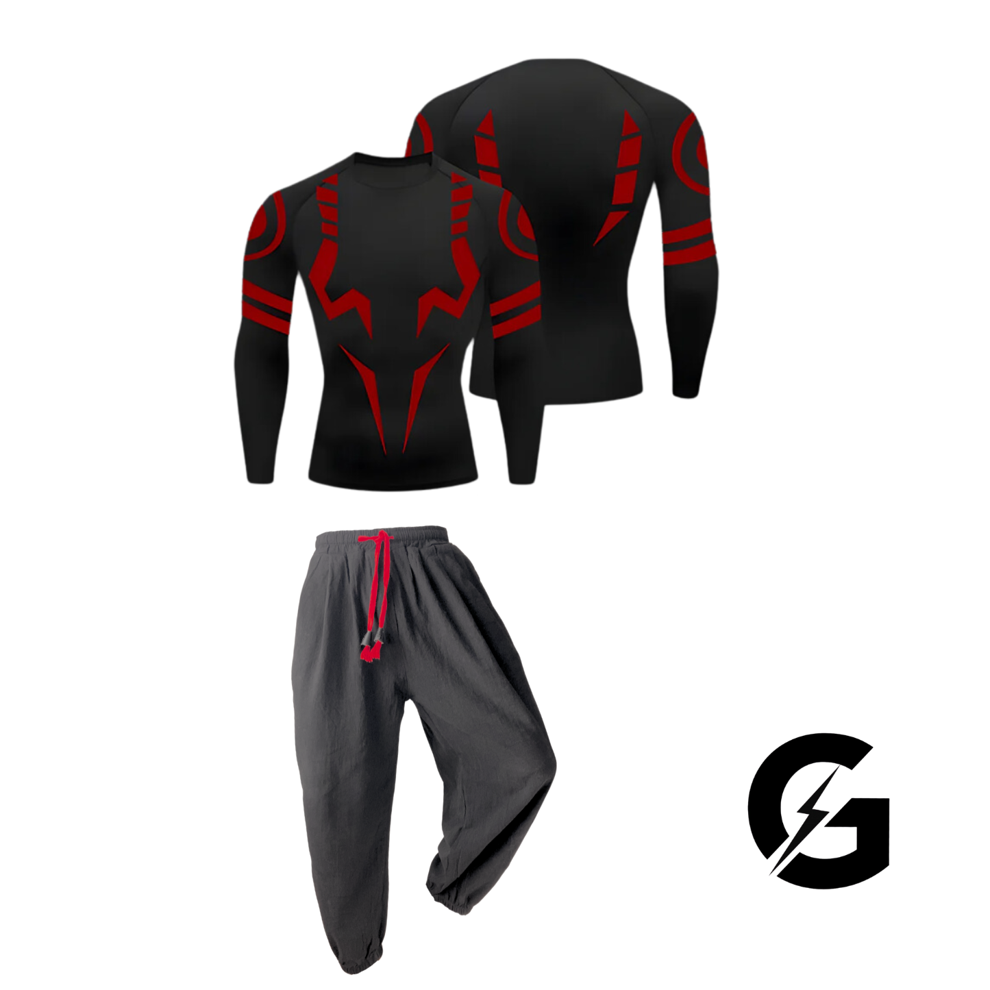 Sukuna Manche Longue Ensemble Compression