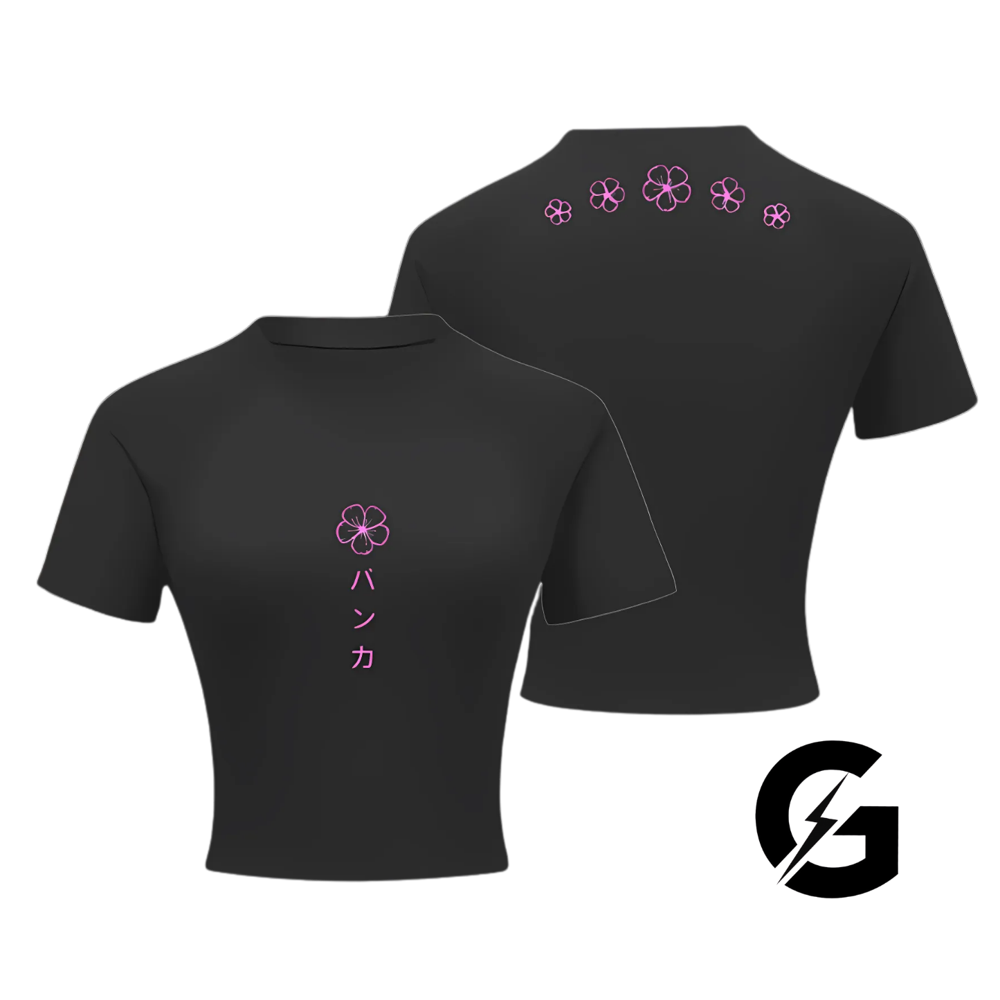 Byakuya Crop Compression T Shirt