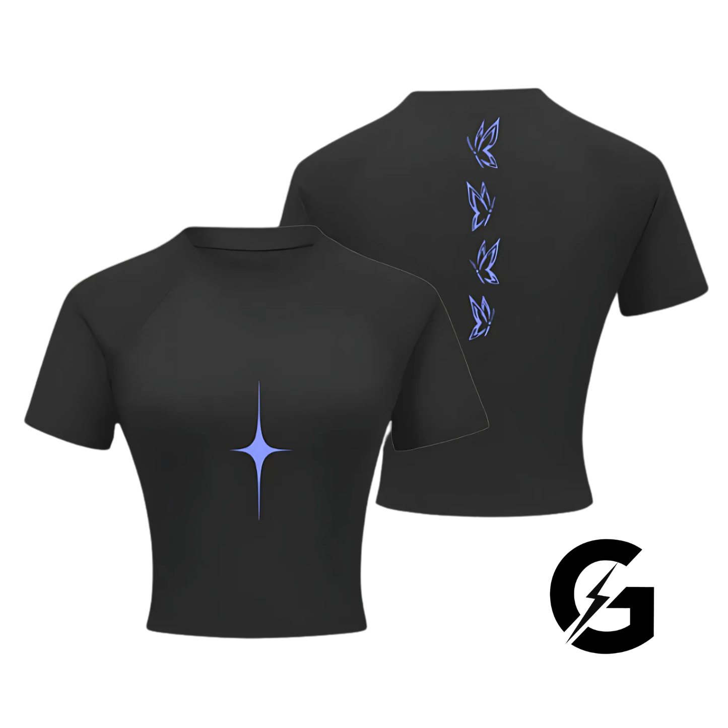 Aizen Crop Compression T Shirt