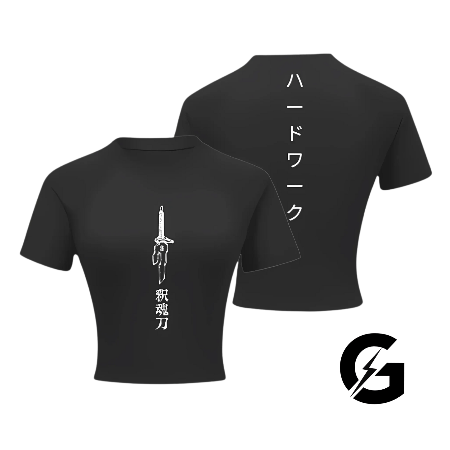 Toji Crop Compression T Shirt