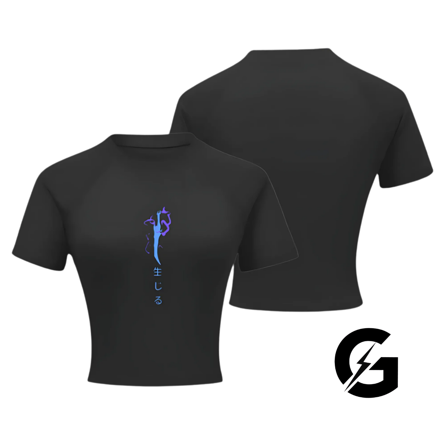 Jin Woo Crop Compression T Shirt