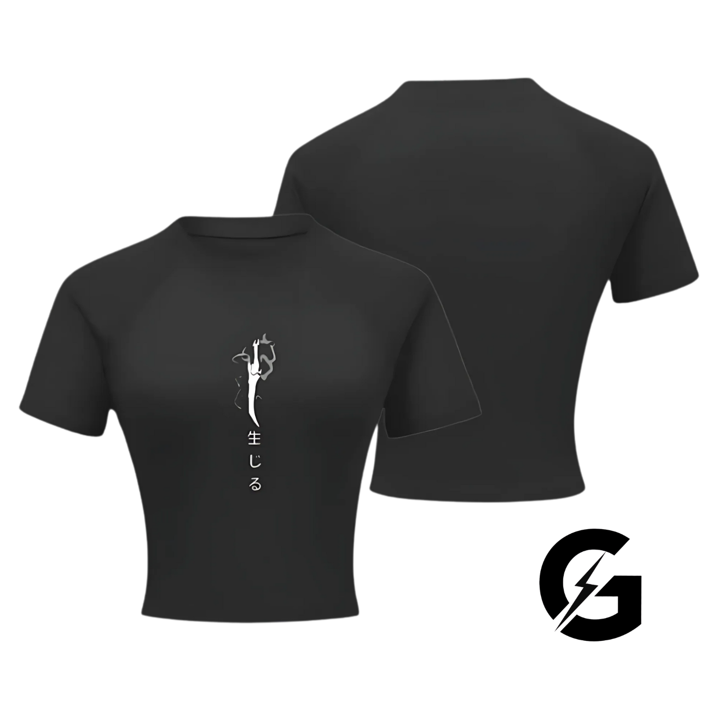 Jin Woo Crop Compression T Shirt