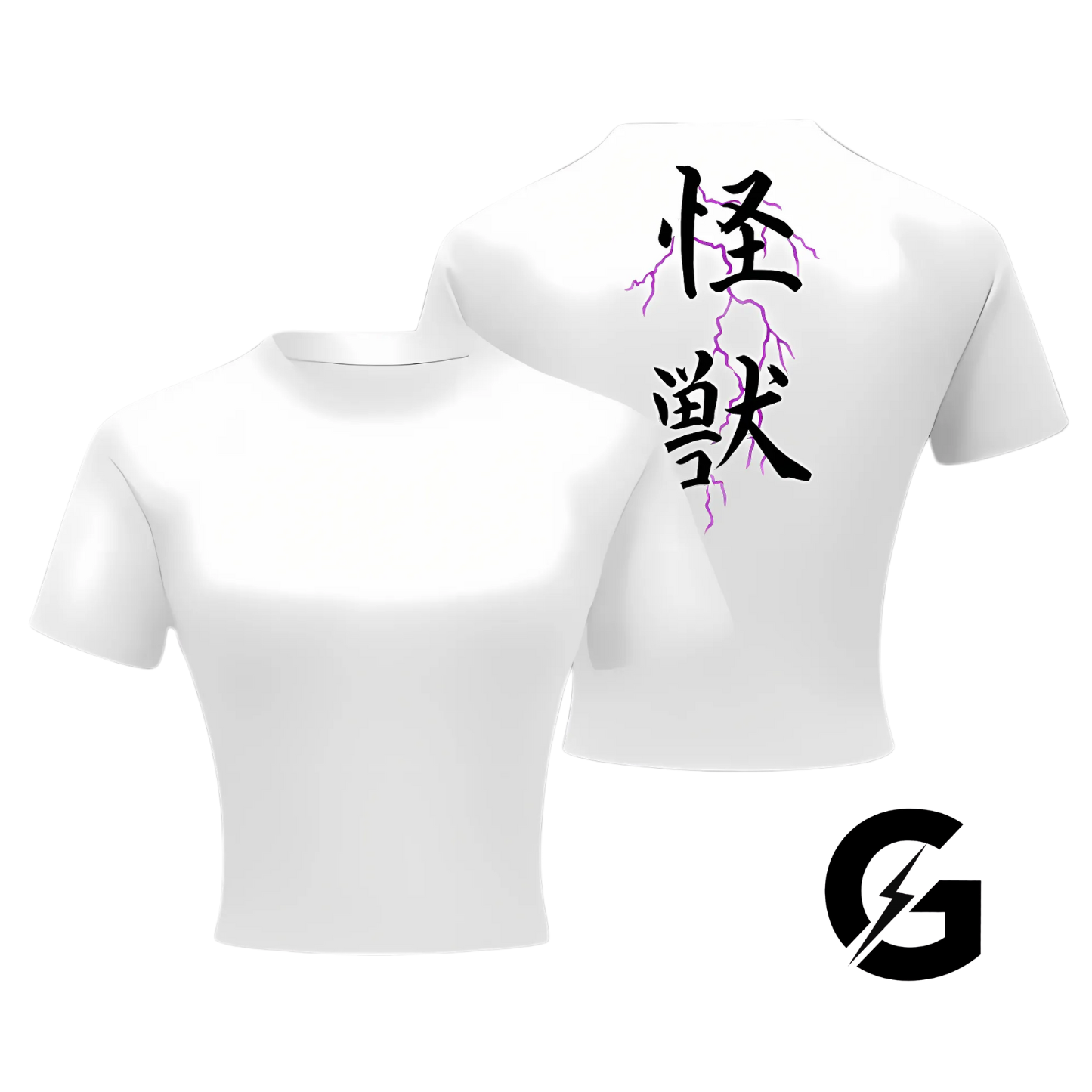 Garou Crop Compression T Shirt