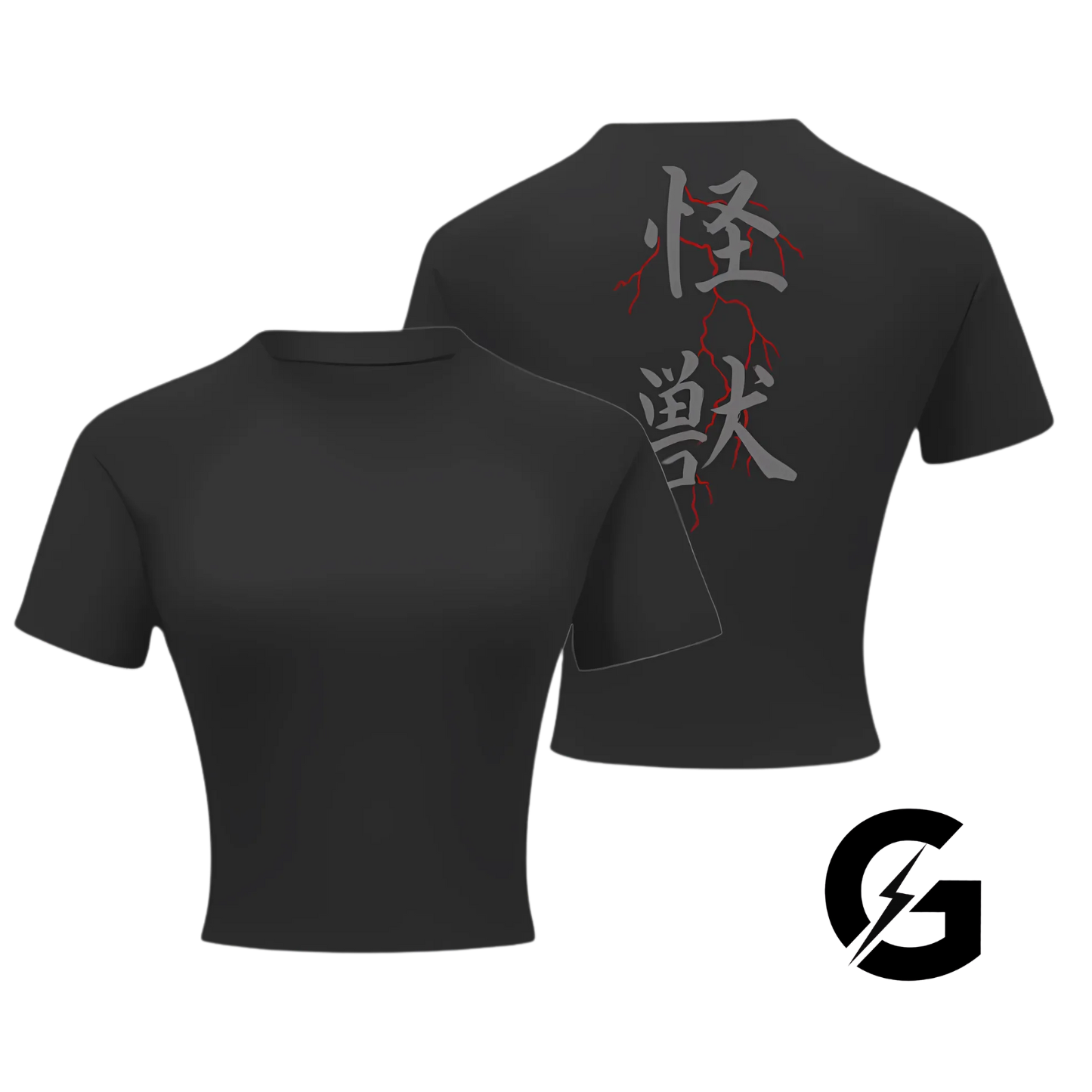 Garou Crop Compression T Shirt