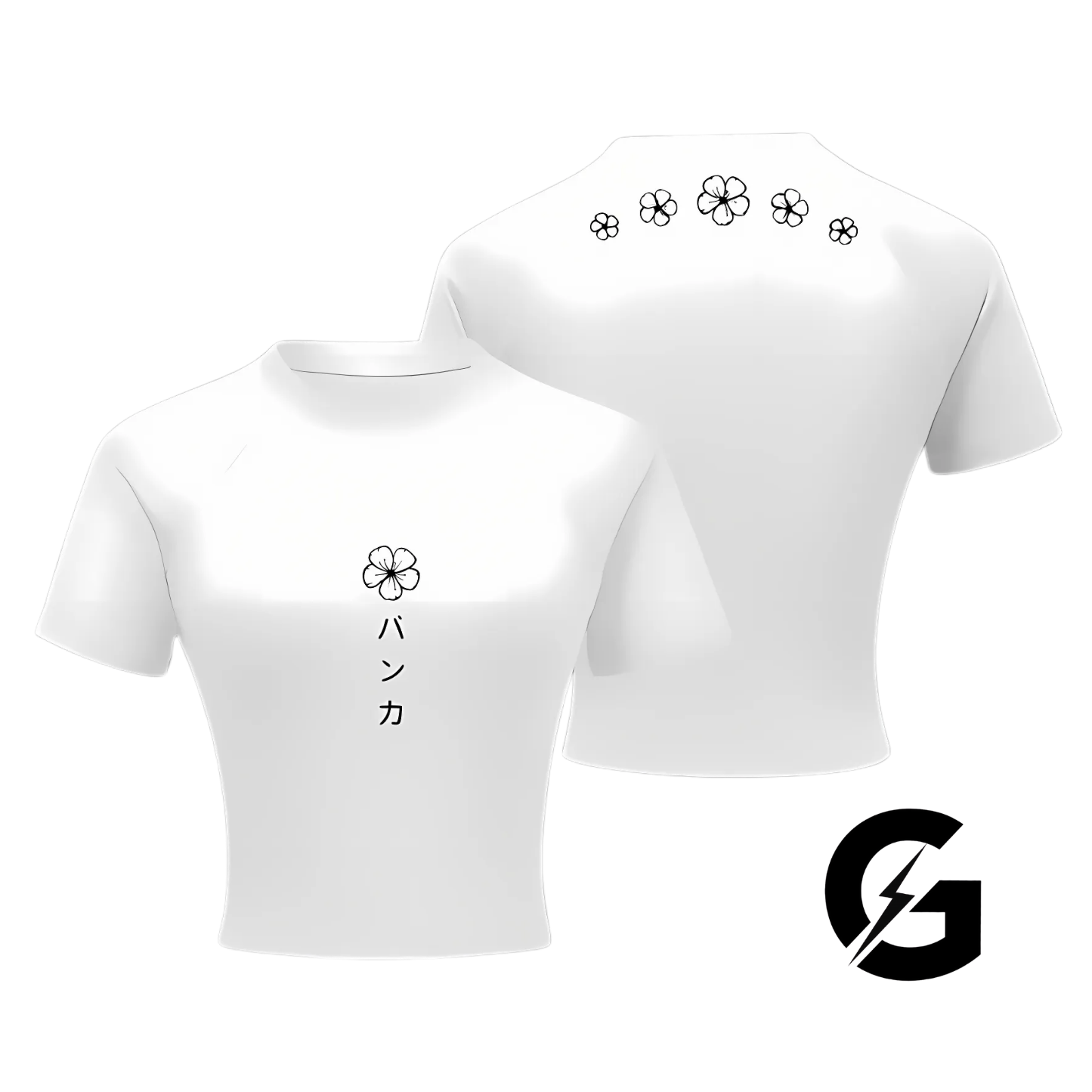 Byakuya Crop Compression T Shirt