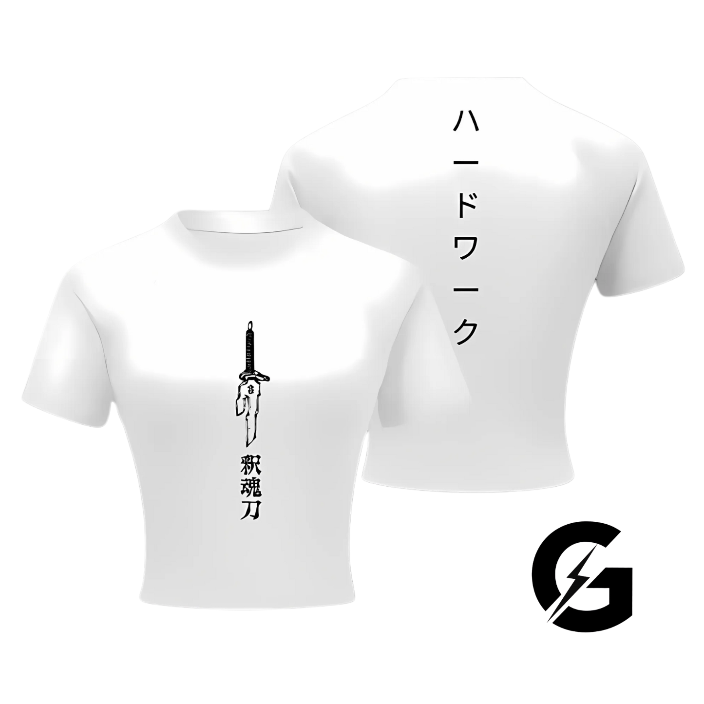 Toji Crop Compression T Shirt