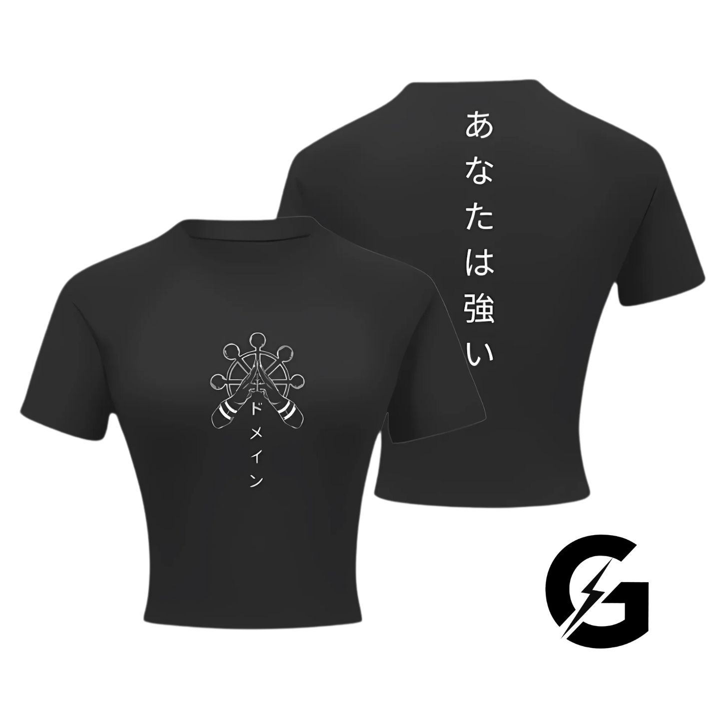 Sukuna Crop Compression T Shirt