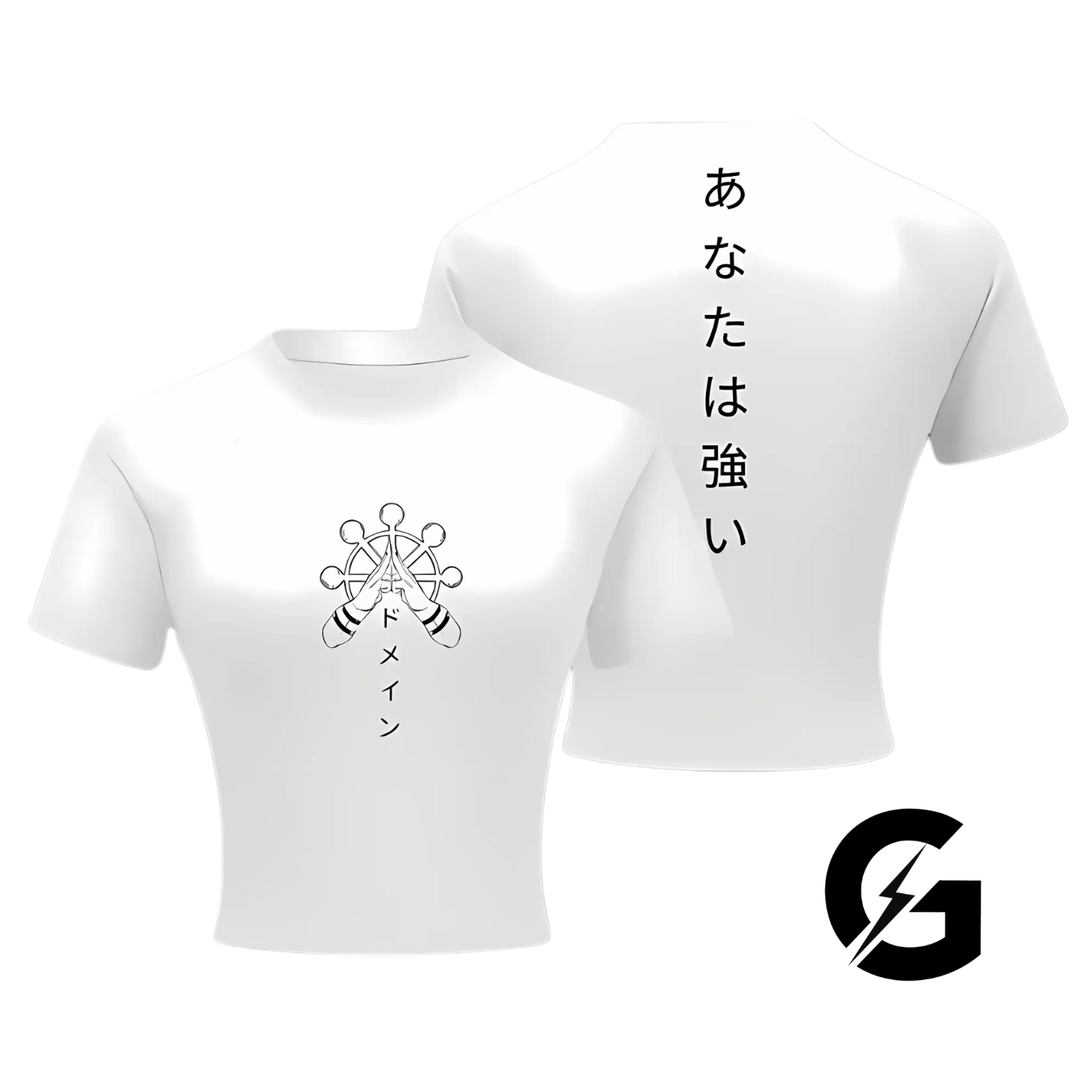 Sukuna Crop Compression T Shirt