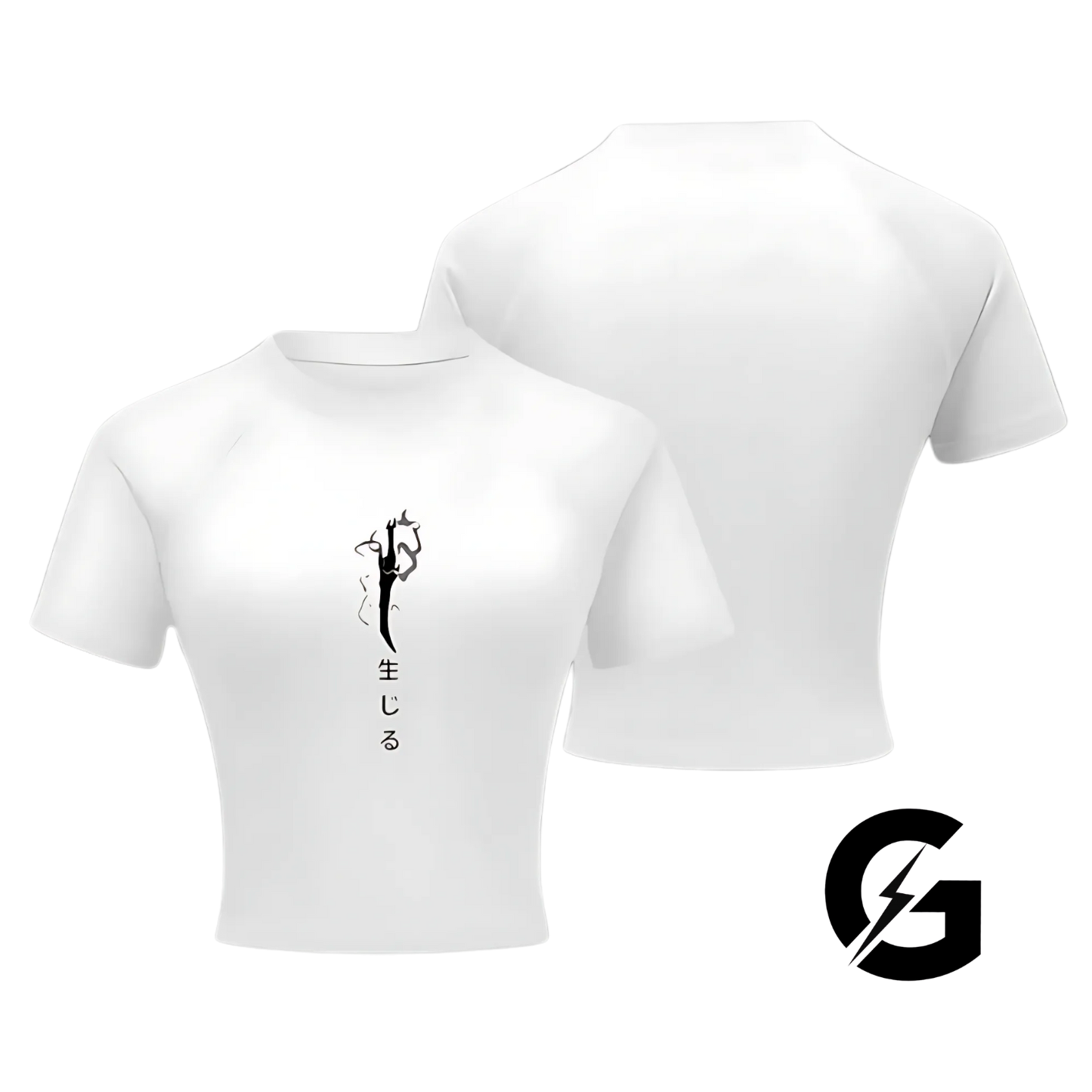 Jin Woo Crop Compression T Shirt