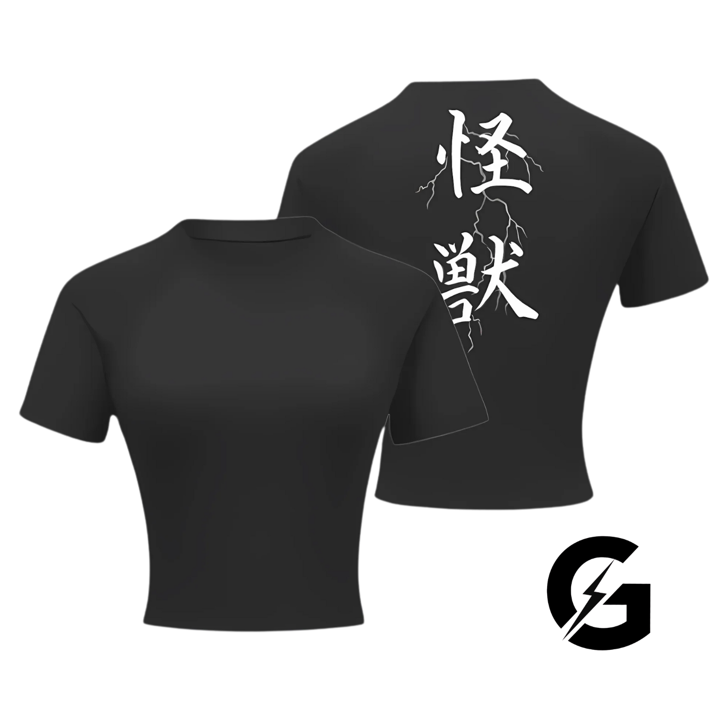 Garou Crop Compression T Shirt